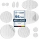 aZengear Repair Patches for Jackets, Tent, Shoe Different Sizes, Transparent 