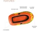 INTEX Explorer Inflatable Boat Series: Dual Air Chambers &ndash; Welded Oar Locks