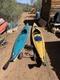 18&rsquo;-6&rdquo; & 17&rsquo; Easy Rider Eskimo & Sea Hawk kayak pair (2) w/pulleys - stored indo