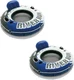 River Run Inflatable Floating Water Tube Lake Raft w/t Heavy-Duty Handles,2 Pack