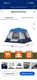 Ozark Trail Instant Setup Cabin Tent 4 Person 8x7 ft Blue Weather Tested