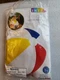 Intex Vinyl Beach Ball Red White Blue Yellow Inflatable 20 In Pool Toys New Rare