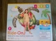Intex Inflatable Ride-On Sea Turtle Swimming Pool Float Toy 75x67in New