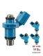 YVZ 6C5-13761-00-00 Fuel Injector 4pcs Compatible with Yamaha 40HP 50HP 60HP 4