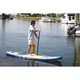 Aqua Leisure 10.6' Inflatable Stand-Up Paddleboard Drop Stitch w/Oversized Backp