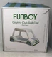 FunBoy Country Club Golf Cart Pool Float-White,Blue,Green,89.5"l x 51"w x 46.5"h