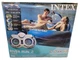 Intex River Run II Float Blue Two person Two 2 cup holder Backrest Cooler Tray 