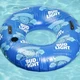 Bud Light Beer Logo Inflatable River Tube Water Float W/ Cup Holder and Handles
