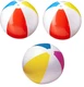 Intex FBA59020EP 3 Pack Glossy Panel Colorful Beach Ball Inflatable Pool 20" 24"