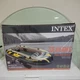 Intex 68351EP Seahawk 4 Inflatable Boat Set with Oars and Air Pump