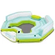 Intex: Seascape Island - Inflatable Relaxation Island Float, Lime Mint & White