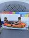 Intex Explorer 200 Inflatable 2 Person River Boat Raft Set with 2 Oars & Pump