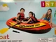 Intex Explorer 200 Inflatable Boat Raft Set with 2 Oars and Pump for 2 Person
