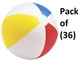(36) pcs Intex  # 59020EP 20" Glossy Panel Multi Color Inflatable Beach Balls