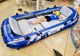 Intex Excursion 5 Person Fishing Boat Set 2 Oars, Air Pump, Bag & Life Jacket 