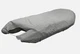 Newport UV Resistant Inflatable Dinghy Boat Cover, Grey, 10-11-Feet